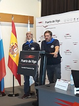 El trimarán de la Sociedad Geográfica Rusa hace escala en Vigo El trimarán de la Sociedad Geográfica Rusa hace escala en Vigo