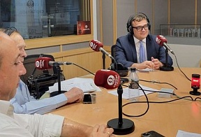 Consejero de la Embajada intervino en la radio "Capital" Consejero de la Embajada intervino en la radio "Capital"