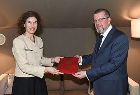 El nuevo Embajador de Rusia, Yuri Klimenko entregó las Cartas Credenciales en Urgell El nuevo Embajador de Rusia, Yuri Klimenko entregó las Cartas Credenciales en Urgell